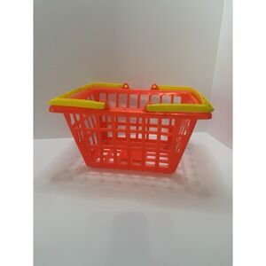 Vintage 1980s Child's Toy Shopping Grocery Cart Basket - Gay Toys Inc